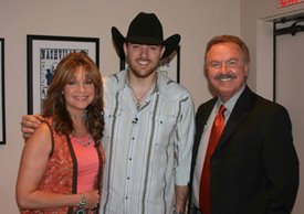 Chris Young visits with Crook & Chase