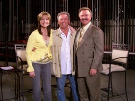Larry Gatlin visits with Crook & Chase