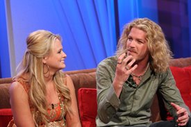 Miranda Lambert and Bucky Covington on CROOK & CHASE ON RFD-TV 
@Jim Owens Entertainment, Inc.
Photo by: Karen Will Rogers