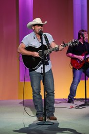Chris Cagle performs on the Crook & Chase show on RFD-TV. 
Copyright Jim Owens Entertainment. Photo by Karen Will Rogers.