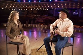 Garth Brooks and Lorianne Crook as seen on GAC's Offstage with Lorianne Crook.