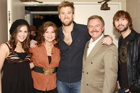 Lady Antebellum with Lorianne and Charlie.
CROOK & CHASE ON RFD-TV 
@Jim Owens Entertainment, Inc.
Photo by: Karen Will Rogers