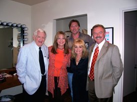 George Lindsey, Darryl Worley and Barbara Mandrell visit with Crook & Chase