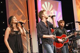 Lady Antebellum performs.
CROOK & CHASE ON RFD-TV 
@Jim Owens Entertainment, Inc.
Photo by: Karen Will Rogers