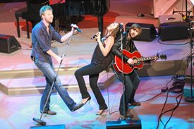 Lady Antebellum performs.
CROOK & CHASE ON RFD-TV 
@Jim Owens Entertainment, Inc.
Photo by: Karen Will Rogers