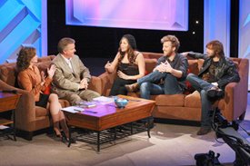 Lady Antebellum chats with Lorianne and Charlie.
CROOK & CHASE ON RFD-TV 
@Jim Owens Entertainment, Inc.
Photo by: Karen Will Rogers