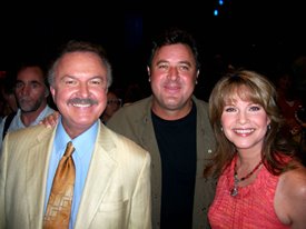 Lorianne and Charlie enjoyed hanging out with Vince Gill at the Country Music Hall of Fame and Museum.