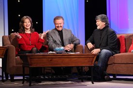 Randy Owen with Lorianne and Charlie on CROOK & CHASE ON RFD-TV 
@Jim Owens Entertainment, Inc.
Photo by: Karen Will Rogers