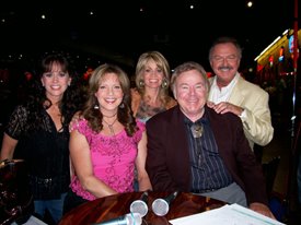 Louise & Irlene Mandrell and Roy Clark visit with Crook & Chase