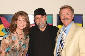 Lorianne and Charlie with Ray Stevens after the Crook and Chase show on RFD-TV.
Copyright Jim Owens Entertainment.
Photo by Karen Will Rogers.