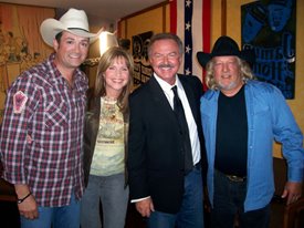 Tracy Byrd and John Anderson visit with Crook & Chase