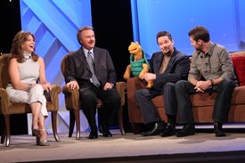 Lorianne and Charlie chat with Josh Turner, Terry Fator and Winston the Impersonating Turtle on the Crook and Chase show on RFD-TV.
Copyright Jim Owens Entertainment.
Photo by Karen Will Rogers.