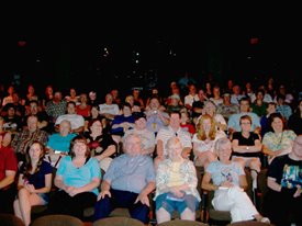 The audience enjoys the Crook & Chase show taped at the Country Music Hall of Fame and Museum